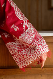 Zara Shahjahan Satori Embroidered Lawn Unstitched 3Pc Suit D-08A MEI
