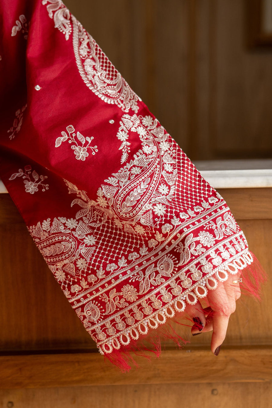 Zara Shahjahan Satori Embroidered Lawn Unstitched 3Pc Suit D-08A MEI
