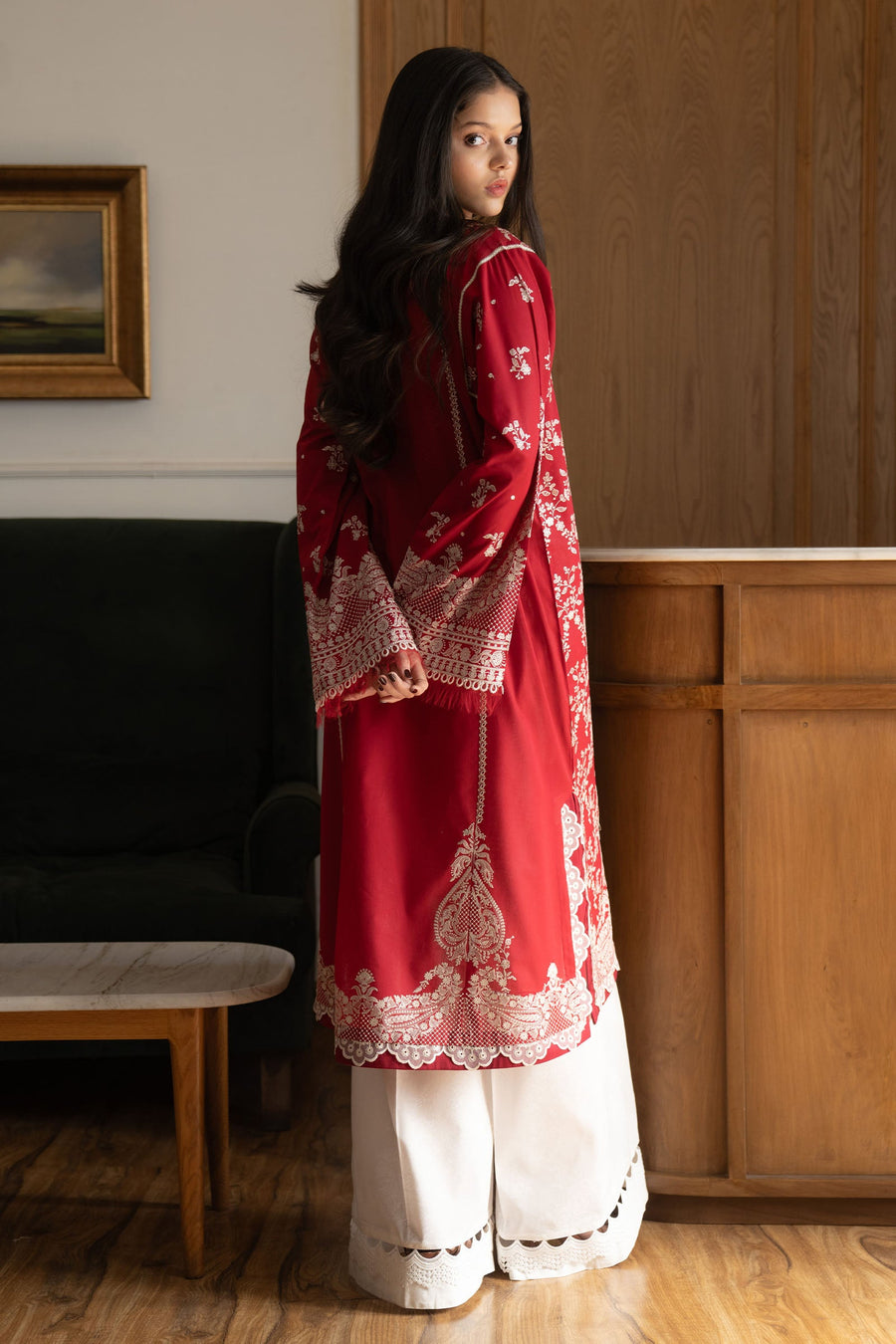 Zara Shahjahan Satori Embroidered Lawn Unstitched 3Pc Suit D-08A MEI