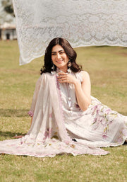 Luxe by Zarqash Embroidered Luxury Lawn Unstitched 3Pc Suit ZQ-03