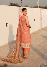 Luxe by Zarqash Embroidered Luxury Lawn Unstitched 3Pc Suit ZQ-04