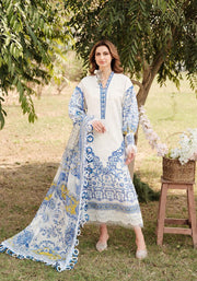 Luxe by Zarqash Embroidered Luxury Lawn Unstitched 3Pc Suit ZQ-07