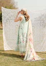 Luxe by Zarqash Embroidered Luxury Lawn Unstitched 3Pc Suit ZQ-08