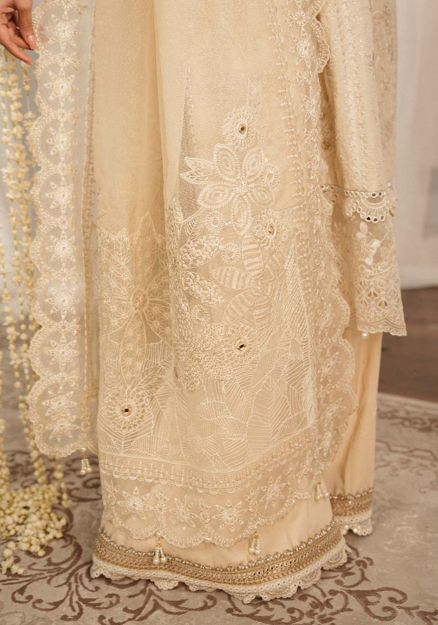 Zarqash Luxury Lawn Unstitched Embroidered 3 Piece Suit ZQL-001 ORIANA