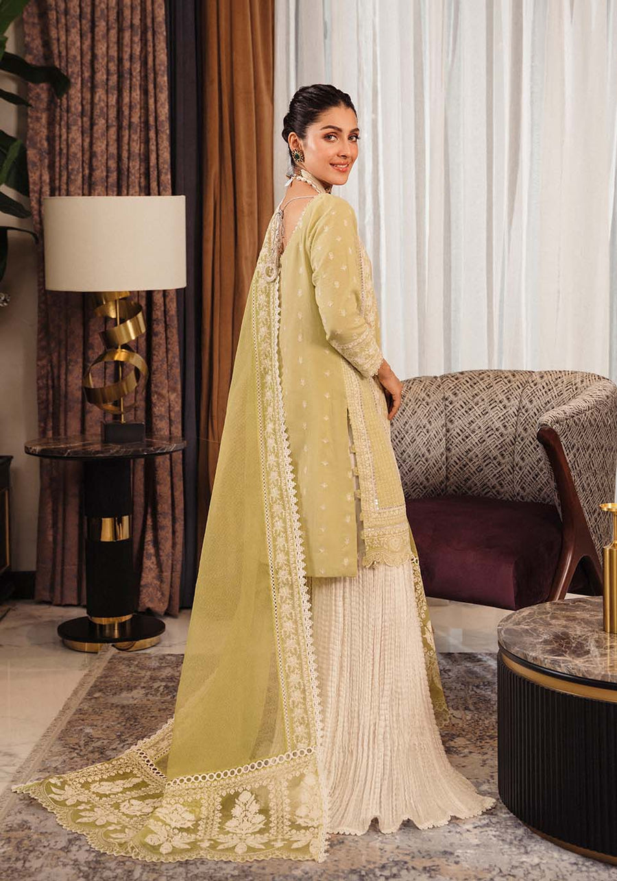 Zarqash Luxury Lawn Unstitched Embroidered 3 Piece Suit ZQL-004 ADINA