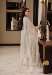 Zarqash Luxury Lawn Unstitched Embroidered 3 Piece Suit ZQL-007 IZEL