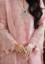 Zarqash Luxury Lawn Unstitched Embroidered 3 Piece Suit ZQL-008 AMARA