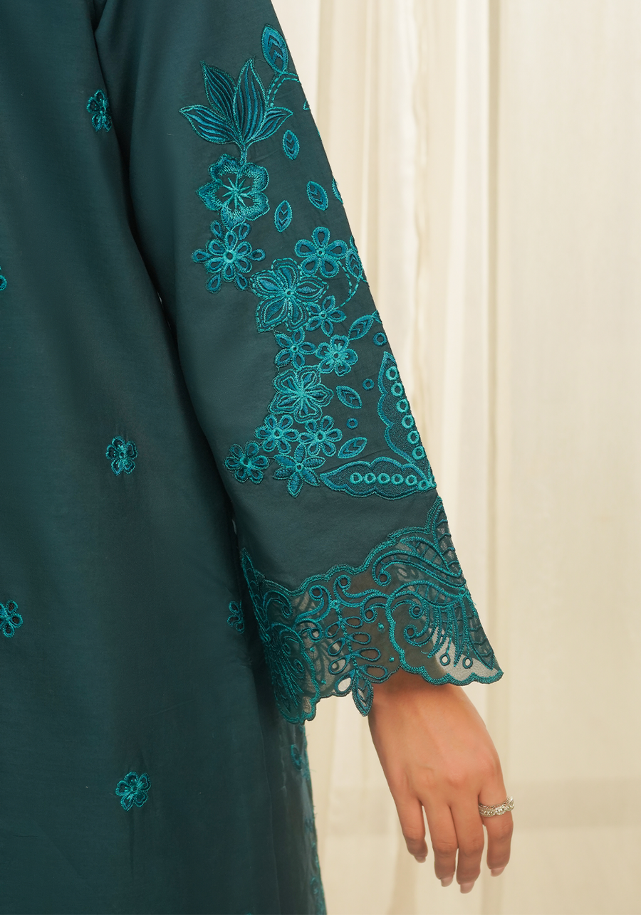 Zarqash Tresor Embroidered Luxury Lawn Unstitched 3Pc Suit ZQT 0011 DINA