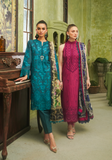 Zarqash Tresor Embroidered Luxury Lawn Unstitched 3Pc Suit ZQT 0012 ROSA
