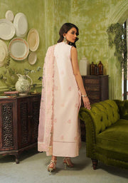 Zarqash Tresor Embroidered Luxury Lawn Unstitched 3Pc Suit ZQT 003 FLORA