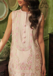 Zarqash Tresor Embroidered Luxury Lawn Unstitched 3Pc Suit ZQT 003 FLORA