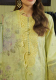 Zarqash Tresor Embroidered Luxury Lawn Unstitched 3Pc Suit ZQT 008 PRIMROSE
