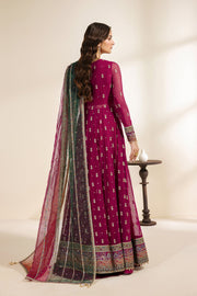 Zarif Meraki Embroidered Chiffon Unstitched 3Pc Suit - SARSAR