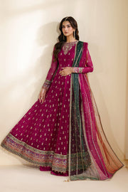 Zarif Meraki Embroidered Chiffon Unstitched 3Pc Suit - SARSAR