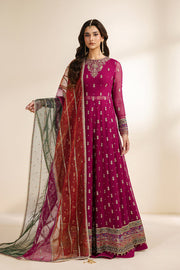 Zarif Meraki Embroidered Chiffon Unstitched 3Pc Suit - SARSAR
