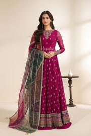 Zarif Meraki Embroidered Chiffon Unstitched 3Pc Suit - SARSAR