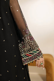 Zarif Meraki Embroidered Chiffon Unstitched 3Pc Suit - MEHSKI