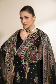 Zarif Meraki Embroidered Chiffon Unstitched 3Pc Suit - MEHSKI