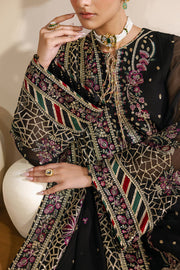 Zarif Meraki Embroidered Chiffon Unstitched 3Pc Suit - MEHSKI