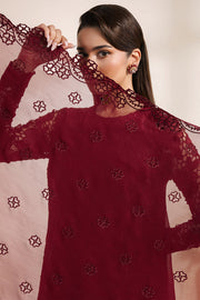 Zarif Meraki Embroidered Chiffon Unstitched 3Pc Suit - ADAAB