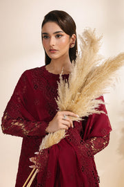 Zarif Meraki Embroidered Chiffon Unstitched 3Pc Suit - ADAAB