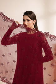 Zarif Meraki Embroidered Chiffon Unstitched 3Pc Suit - ADAAB