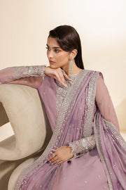 Zarif Meraki Embroidered Chiffon Unstitched 3Pc Suit - NAHLA