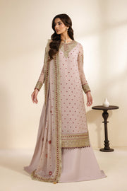Zarif Meraki Embroidered Chiffon Unstitched 3Pc Suit - SAMA