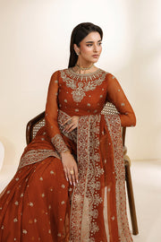 Zarif Meraki Embroidered Chiffon Unstitched Saree - SAWAN