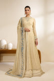 Zarif Meraki Embroidered Chiffon Unstitched 3Pc Suit - DARYA