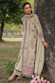ZAHA Embroidered Karandi Unstitched 3Pc Suit ZW2-23-01 SARV