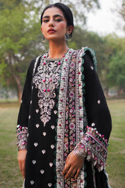 ZAHA Embroidered Slub Khaddar Unstitched 3Pc Suit ZW2-23-04 TALAYEH