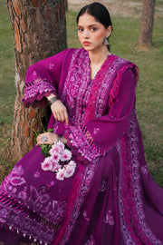 ZAHA Embroidered Slub Khaddar Unstitched 3Pc Suit ZW2-23-10 SOUZAN