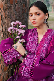 ZAHA Embroidered Slub Khaddar Unstitched 3Pc Suit ZW2-23-10 SOUZAN