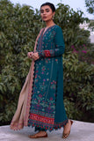 ZAHA by Khadijah Shah Embroidered Khaddar Unstitched 3Pc Suit ZW23-03
