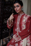 ZAHA by Khadijah Shah Embroidered Khaddar Unstitched 3Pc Suit ZW23-05
