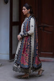 ZAHA by Khadijah Shah Embroidered Karandi Unstitched 3Pc Suit ZW23-12