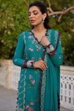 ZAHA by Khadijah Shah Embroidered Khaddar Unstitched 3Pc Suit ZW23-13