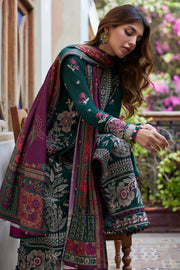 ZAHA by Khadijah Shah Embroidered Khaddar Unstitched 3Pc Suit ZW23-14