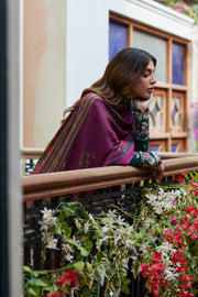 ZAHA by Khadijah Shah Embroidered Khaddar Unstitched 3Pc Suit ZW23-14