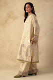 Coco by Zara Shahjahan Unstitched Embroidered Linen 3Pc Suit ZW23-3A