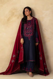 Coco by Zara Shahjahan Unstitched Embroidered Linen 3Pc Suit ZW23-4B