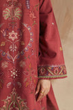 Coco by Zara Shahjahan Unstitched Embroidered Khaddar 3Pc Suit ZW23-6A