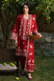 ZAHA by Khadijah Shah Embroidered Khaddar Unstitched 3Pc Suit ZW24-02