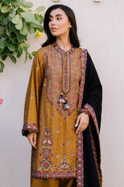ZAHA by Khadijah Shah Embroidered Jacquard Unstitched 3Pc Suit ZW24-03