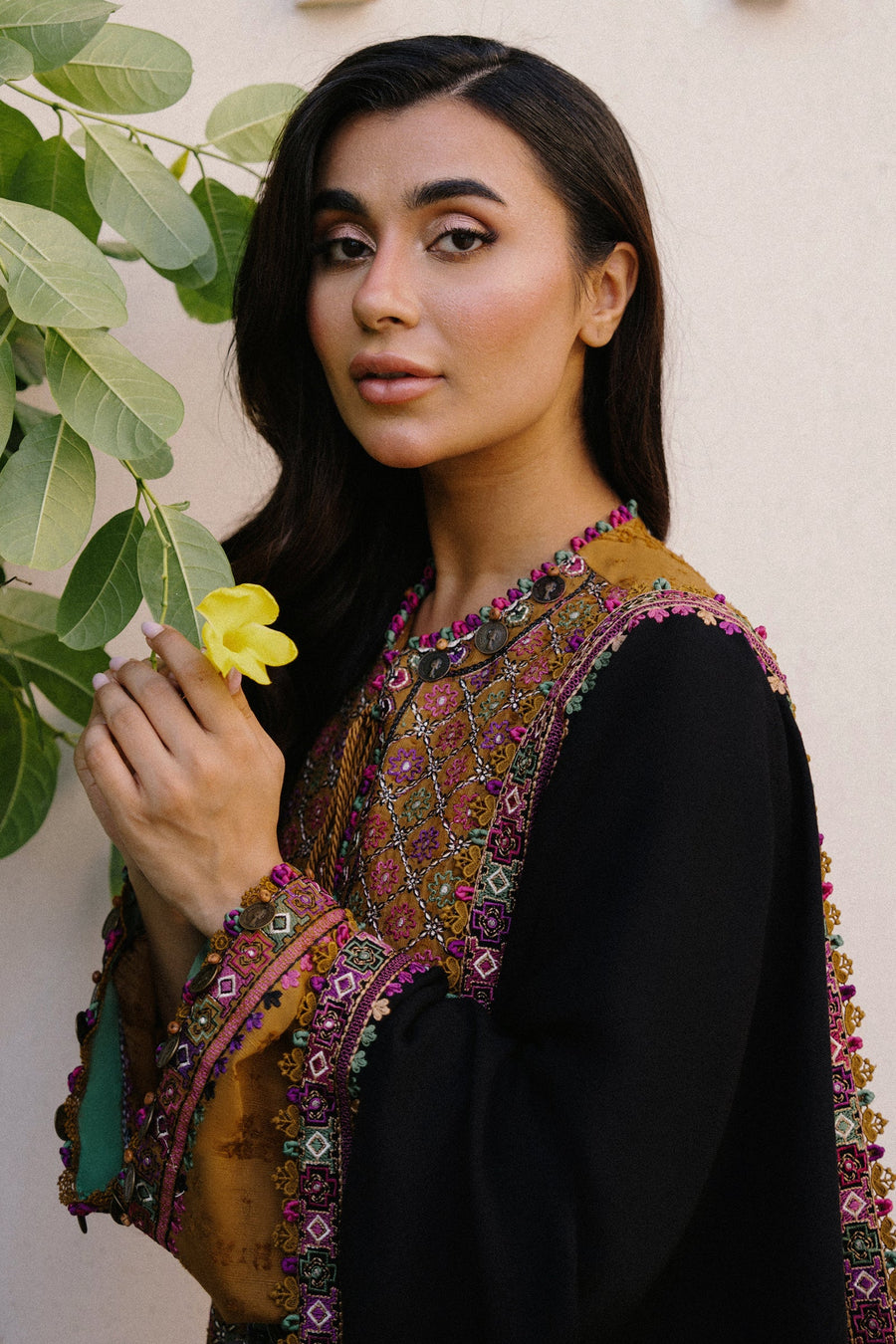 ZAHA by Khadijah Shah Embroidered Jacquard Unstitched 3Pc Suit ZW24-03