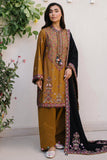 ZAHA by Khadijah Shah Embroidered Jacquard Unstitched 3Pc Suit ZW24-03