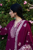 ZAHA by Khadijah Shah Embroidered Khaddar Unstitched 3Pc Suit ZW24-12