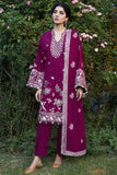 ZAHA by Khadijah Shah Embroidered Khaddar Unstitched 3Pc Suit ZW24-12