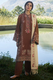 ZAHA by Khadijah Shah Embroidered Jacquard Unstitched 3Pc Suit ZW24-14